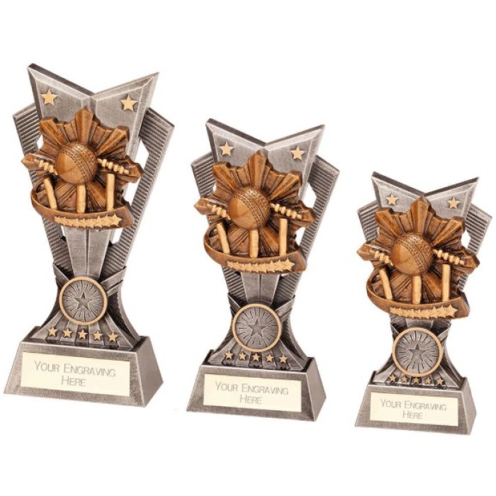 SPECTRE CRICKET TROPHY - 3 SIZES - 150MM - 200MM